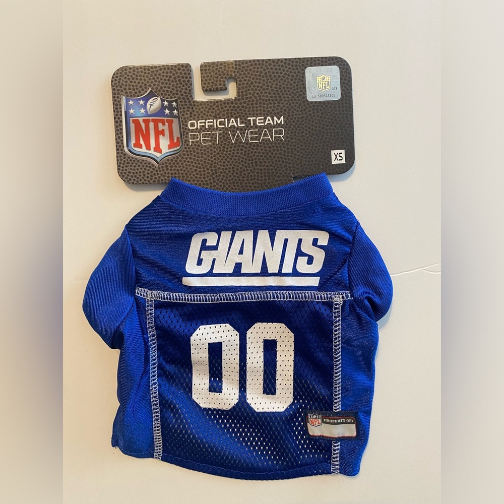 NFL Team Jersey Pet Ware New York Giants Dog /Cat  Mesh Jersey XS